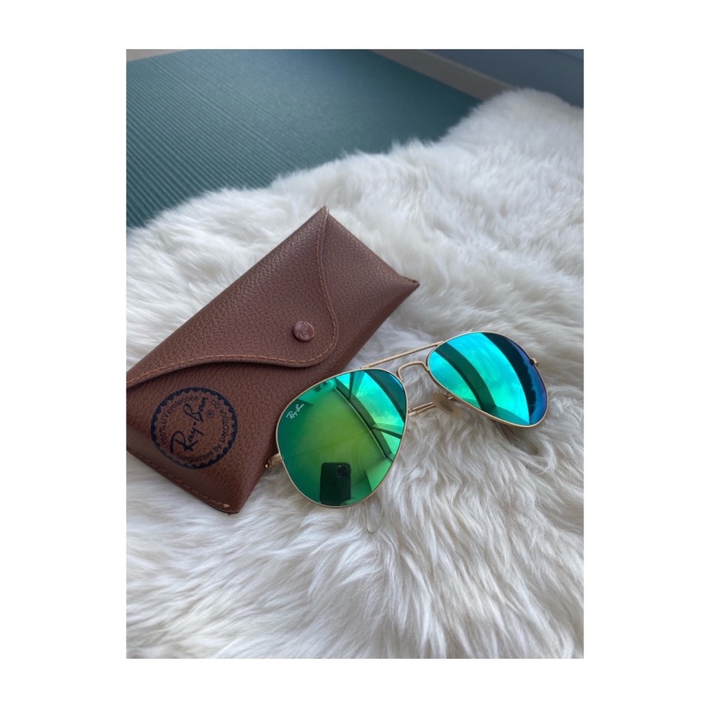 Ray-Ban Aviator Flash Lenses | Green